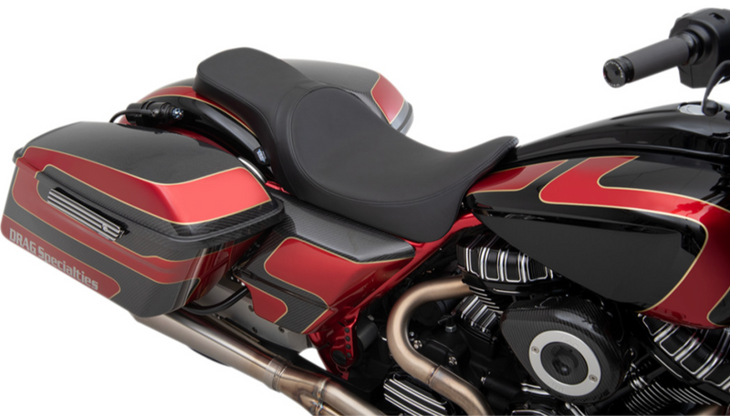 (OPEN BOX) Drag Specialties Predator Seat - 0801-1269 For Harley Touring 2008-2023