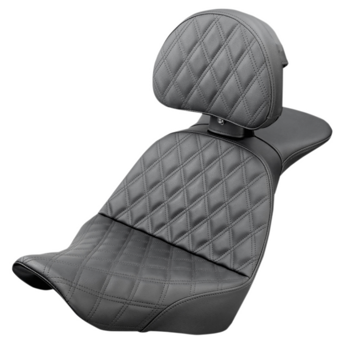 SADDLEMEN 0802-1048 818-29-030LS Explorer Lattice Stitch Seat - Backrest