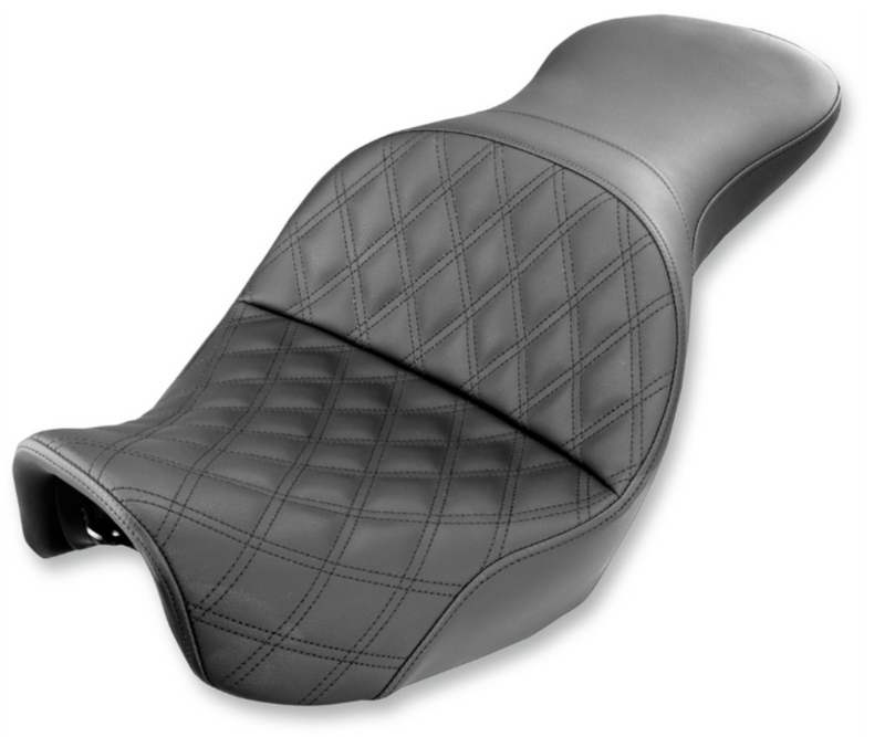 SADDLEMEN 0803-0554 806-04-029LS Explorer Seat - Lattice Stitched - Dyna