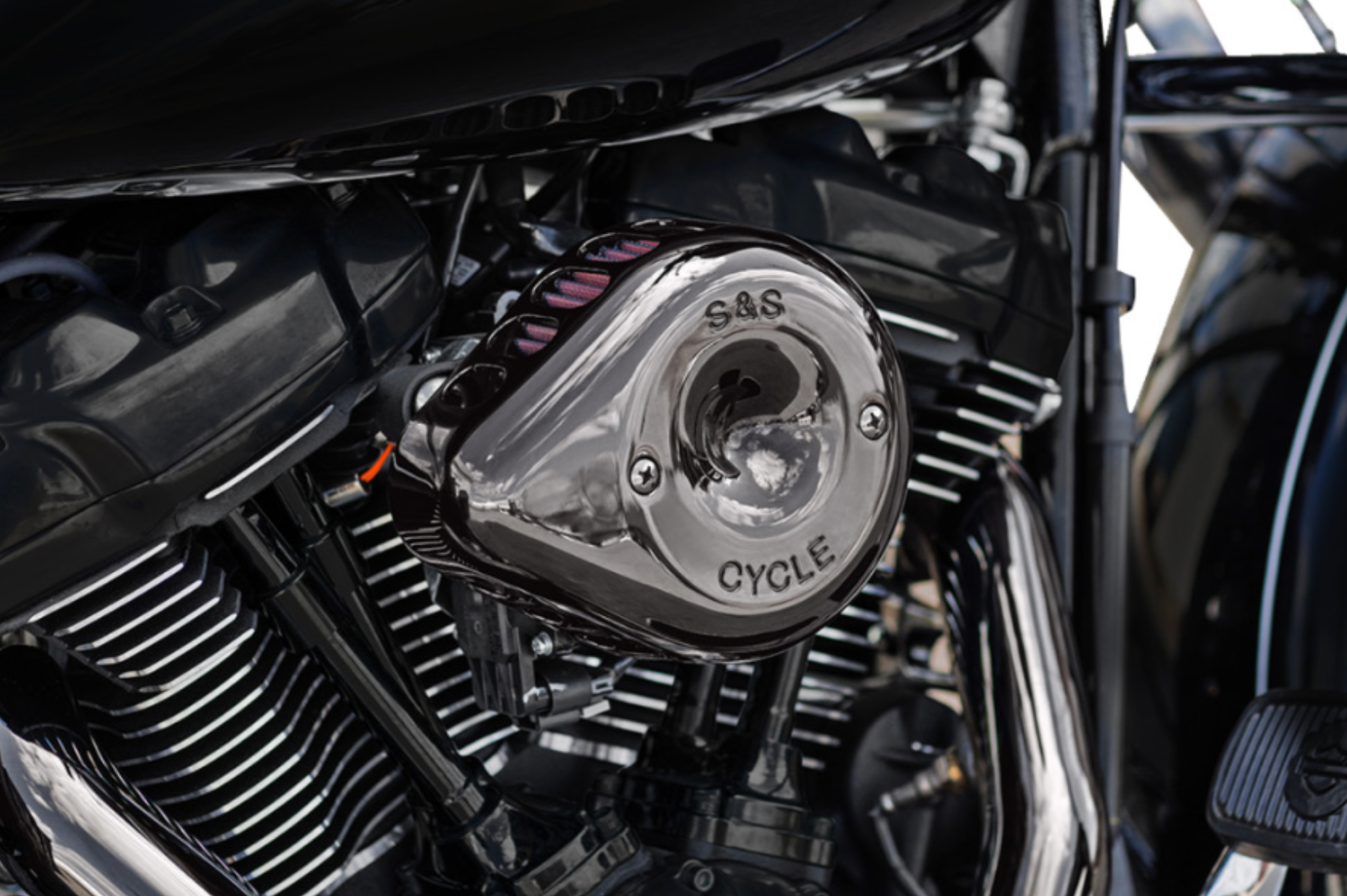 S&S Cycle Stealth Air Cleaner - 170-0782 For Harley Motorcycles