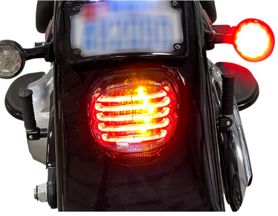 CUSTOM DYNAMICS 2010-1415 PB-TL-INT-NW-S ProBEAM® Integrated Low Profile LED Taillights with Auxiliary Turn Signals - Smoke Lens