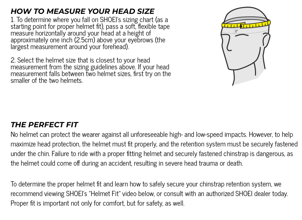 shoei gt air helmet shell sizes SHOEI GT-AIR II — SpazCycle