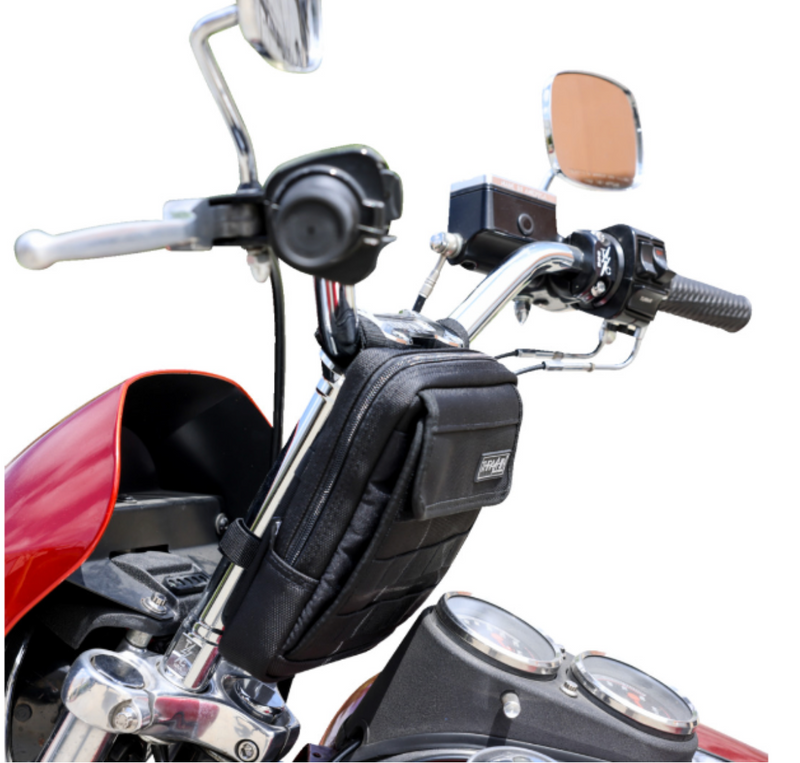 THRASHIN SUPPLY CO. 3510-0180 THB-0020 Slim Handlebar Bag - Black