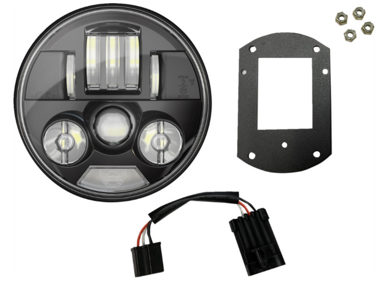 Custom Dynamics ProBEAM® Headlight - PB-LRST-B For Harley Motorcycles 2020-2026