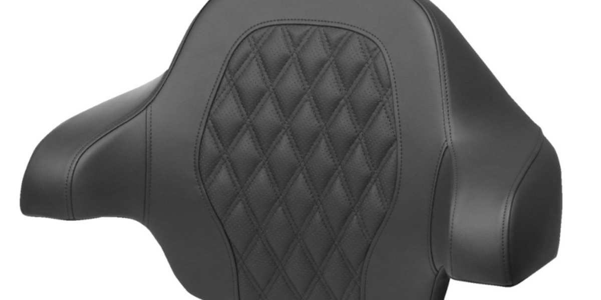 SADDLEMEN 0801-1809 814-07-15001 Tour Pak® Backrest Pad Perforated