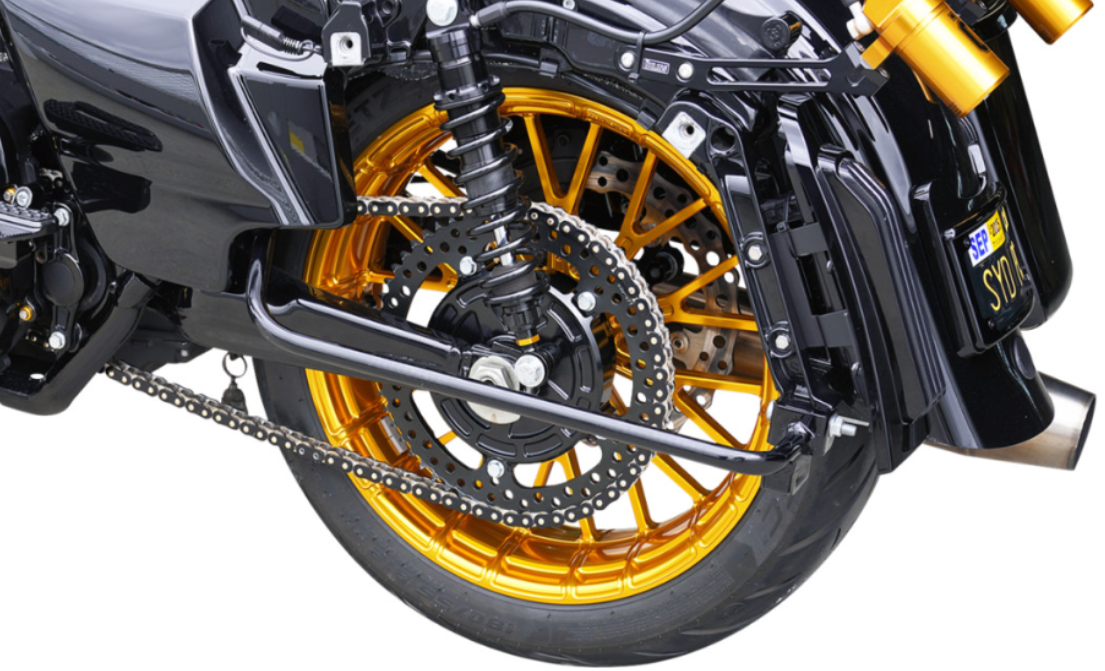 ARLEN NESS 1210-2803 300-203 Chain Drive Conversion Kit Chain Drive Kit - 57 Tooth - Black/Natural