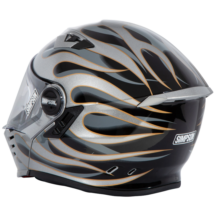 bandit integral motorcycle helmet Simpson Mod Bandit Helmet