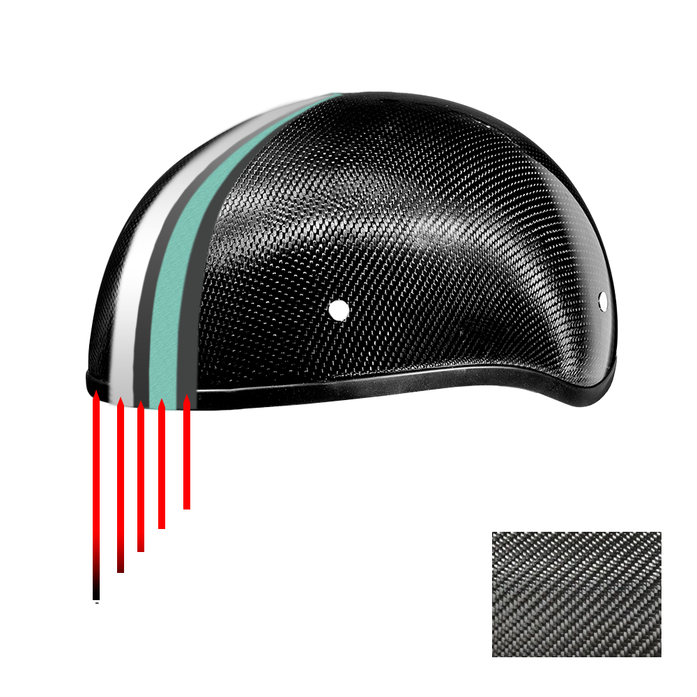 carbon fiber half motorcycle helmet Daytona Skull Cap W/O Visor Grey (Size: L) folding frame it utilizes a carbon iowa state football uniform Combo:E-bike+Rack+Fender+Front Basket