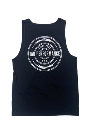 Tab Performance District The Concert Tank Top with Circle Logo - Small TAB-CIRCLE-LOGO-TANK-S-SMALL
