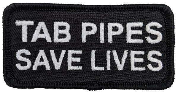 Tab Performance TAB Pipes Save Lives Patch