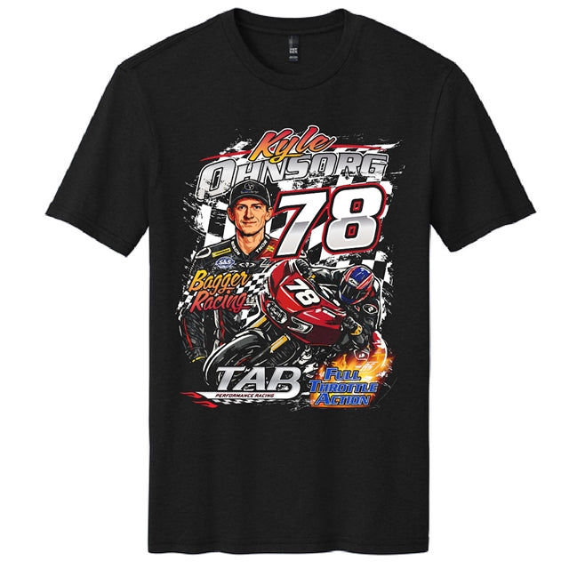 Tab Performance District Perfect Blend CVC Tee with Racing Rider Kyle Ohnsorg - Double XL TAB-RACE-T-SHIRT-2XL-DOUBLE-XL
