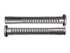 Tab Performance 4.5" B.A.M Stick Slip-On Mufflers Midnight Chrome Midnight Chrome Slash Cut, Non - 121-4297-M-NB For Harley Touring 2017-2026