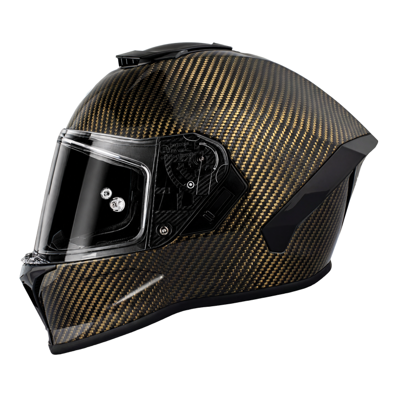 D.O.T. & ECE Daytona Viper- Gold Carbon Fiber