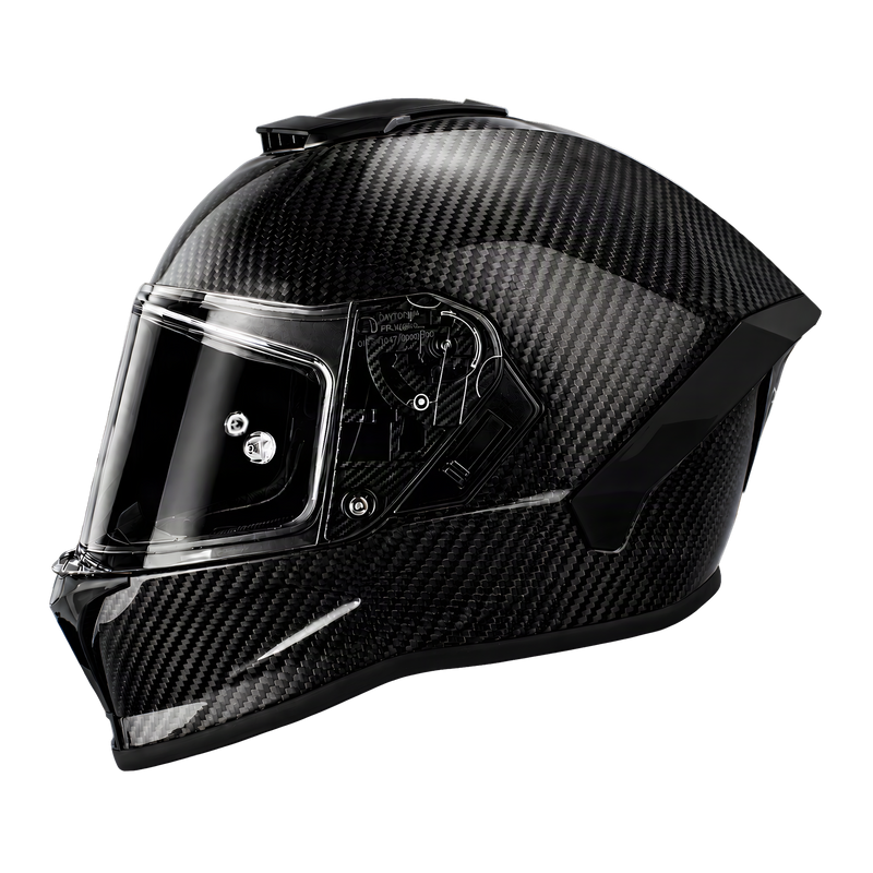 D.O.T. & ECE Daytona Viper- Grey Carbon Fiber