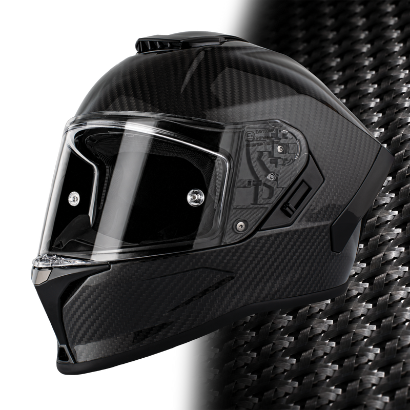 D.O.T. & ECE Daytona Viper- Grey Carbon Fiber