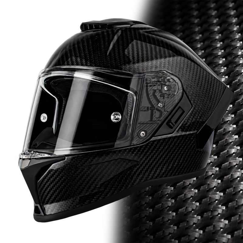 D.O.T. & ECE Daytona Viper- Grey Carbon Fiber