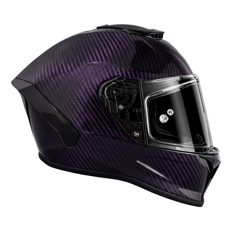 D.O.T. & ECE Daytona Viper- Purple Carbon Fiber