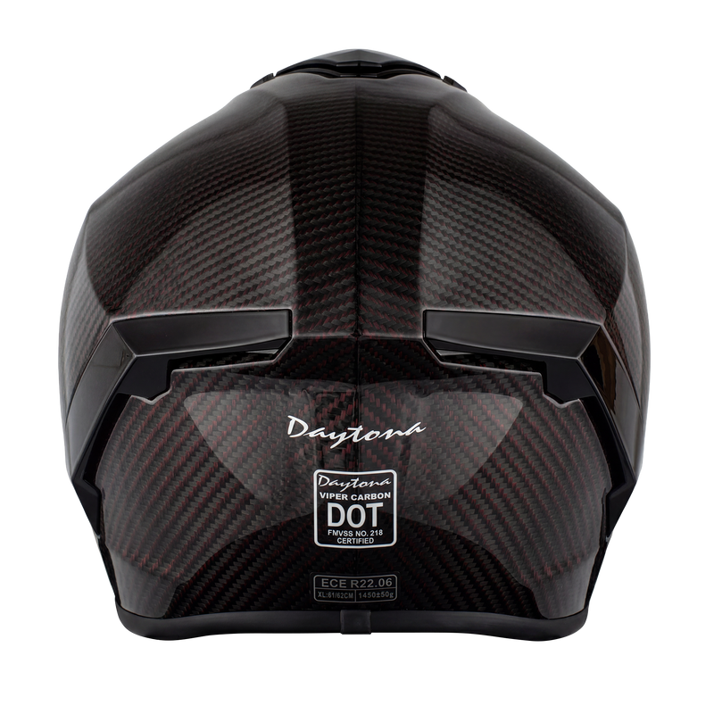 D.O.T. & ECE Daytona Viper- Red Carbon Fiber