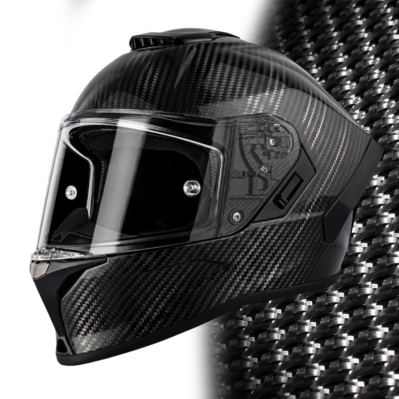 D.O.T. & ECE Daytona Viper- Silver Carbon Fiber
