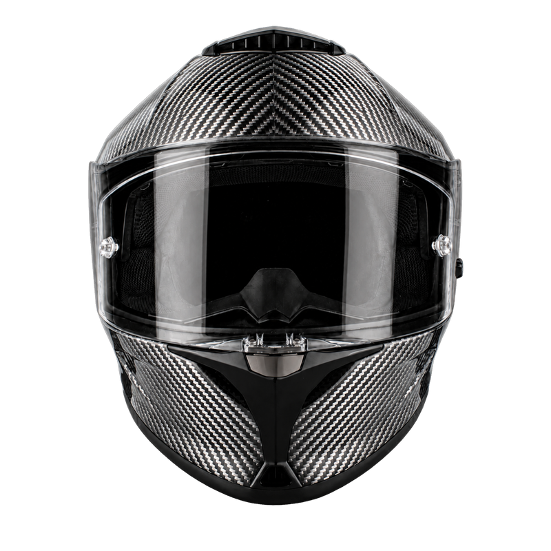 D.O.T. & ECE Daytona Viper- Silver Carbon Fiber
