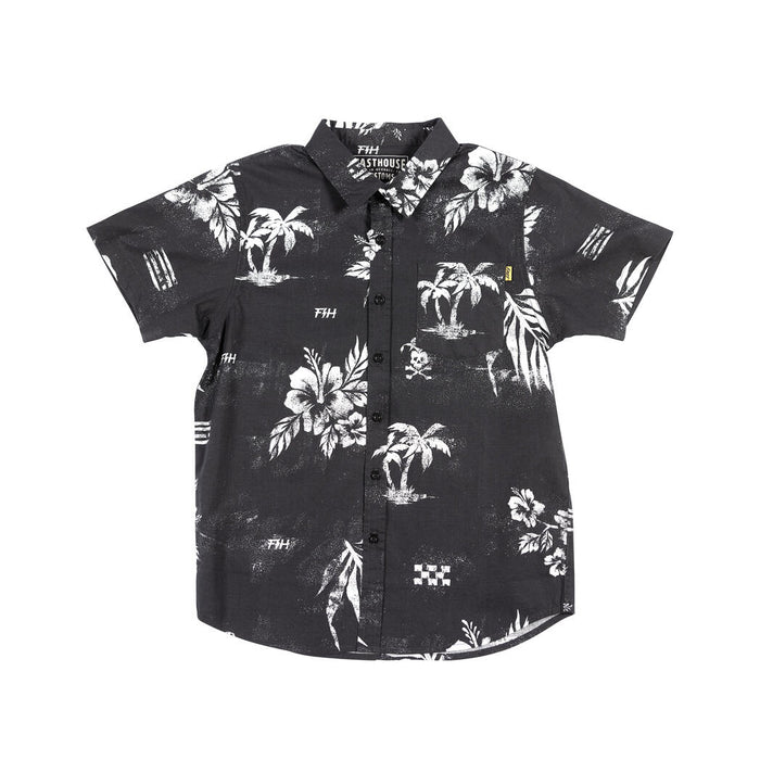 Fasthouse Youth Alani Button-up Shirt 3219-6602-57 196602-00-24 - Black - XL