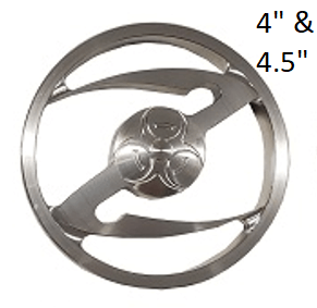 Tab Performance Zombie Ring Inserts With Torque Cones 5" For Installation In 5" 50 Cal Tips - 991-3501 For Harley Motorcycles 2015-2022