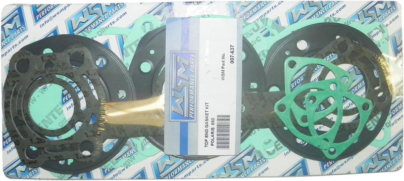 Wsm TOP END Gasket Kit POL POL 650 - 007-637 Polaris 650 1992-1995