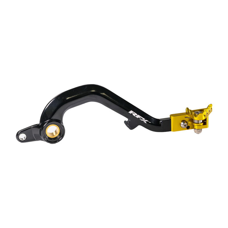 RFX Rear Brake Pedal Yellow Folding-TIP - FXRB 30400 99YL Suzuki RM 125 2001-2008