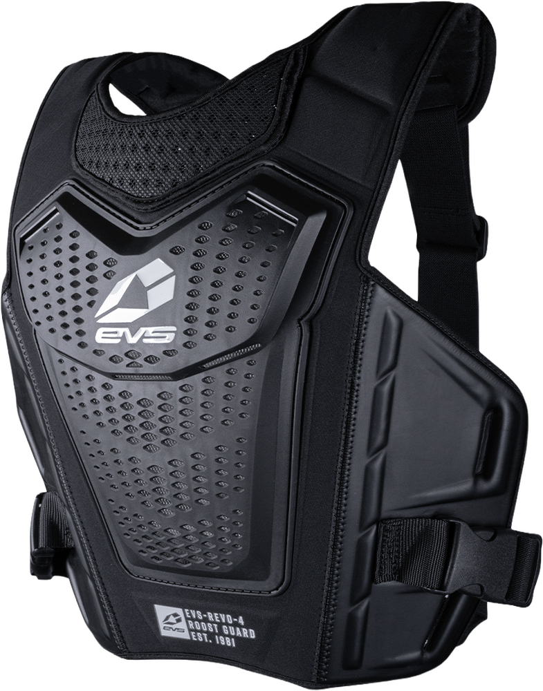 Evs 663-2123L RV4-BK/WH-L/XL REVO 4 ROOST DEFLECTOR BLACK/WHITE LG/XL