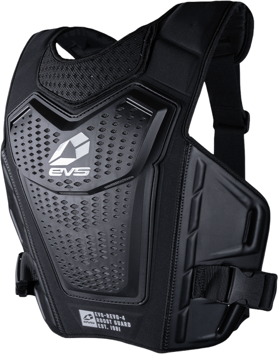 Evs 663-2123L RV4-BK/WH-L/XL REVO 4 ROOST DEFLECTOR BLACK/WHITE LG/XL