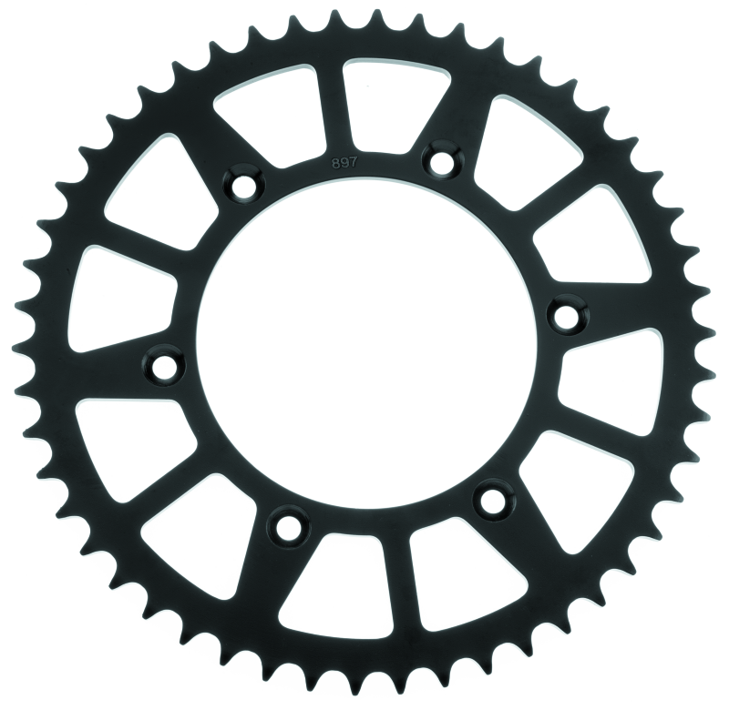 BikeMaster 965217 Husaberg Rear Steel Sprocket 520 50T - Black - Photo - Primary