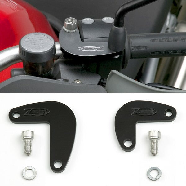 ZTechnik Mirror Extenders Black Pair - Z5303 BMW 1200 Adventure 2006-2013