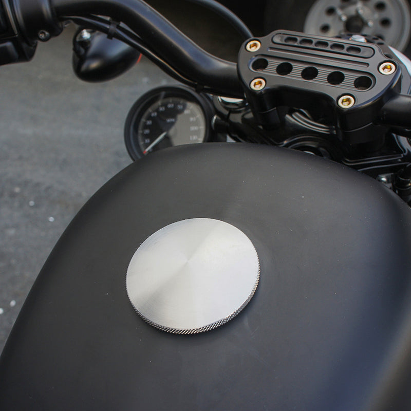 Joker Machine Knurled Series Fuel Cap - 10-444C For Harley Motorcycles 1996-2024