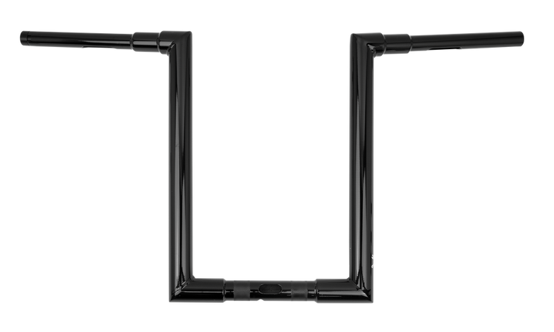 Burly Brand Jason 16" Bar 1.25" TBW Black - B12-6092B For Harley Road Glide 2015-2024