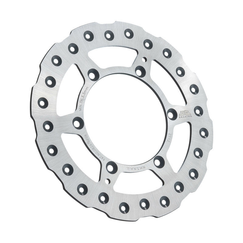 JT Sprockets Rear Brake Rotor SS Self Cleaning - JTD2112SC01 Kawasaki KX 125 / KX 500 / KX 250 1989-2004