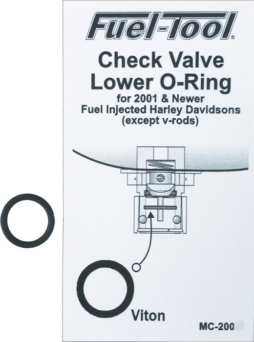 Fuel Tool 62-5110 MC200 CHECK VALVE LOWER O-RING