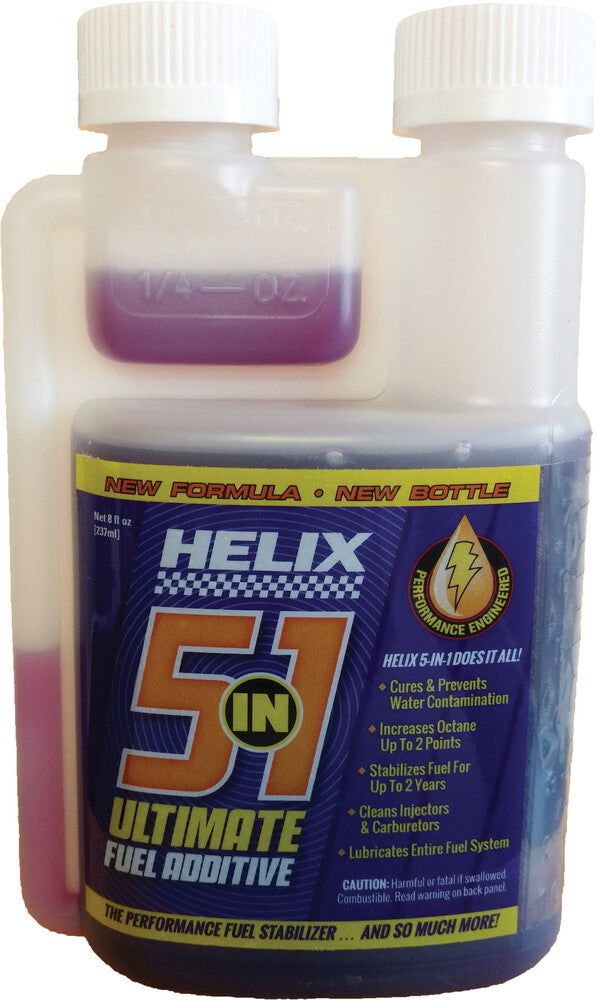 Helix 57-0685 911-1208 5 IN 1 FUEL ADDITIVE 1 - 8 OZ. BOTTLE