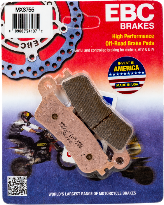 Ebc 15-755MX MXS755 BRAKE PADS MXS755 EXTREME PRO MXS SERIES