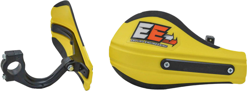 Enduro Engineering Composite MNT Roost Deflectors Yellow With Mounting Hardware - 53-228