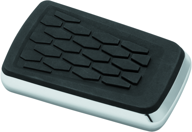 Kuryakyn 5914 Hex Brake Pedal Pad Chrome - Photo - Primary