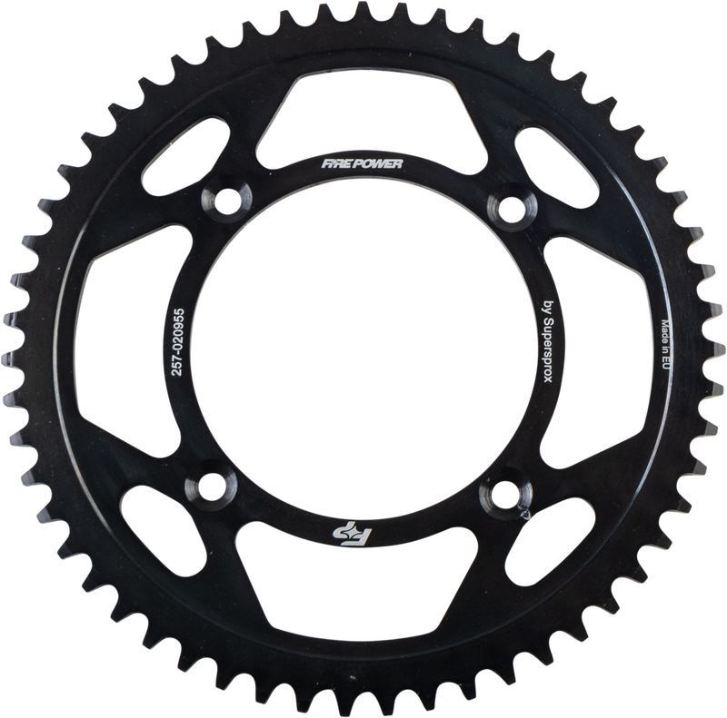 Fire Power 257-020955 FPS-209-55-BLK REAR SPROCKET STEEL 55T BLK