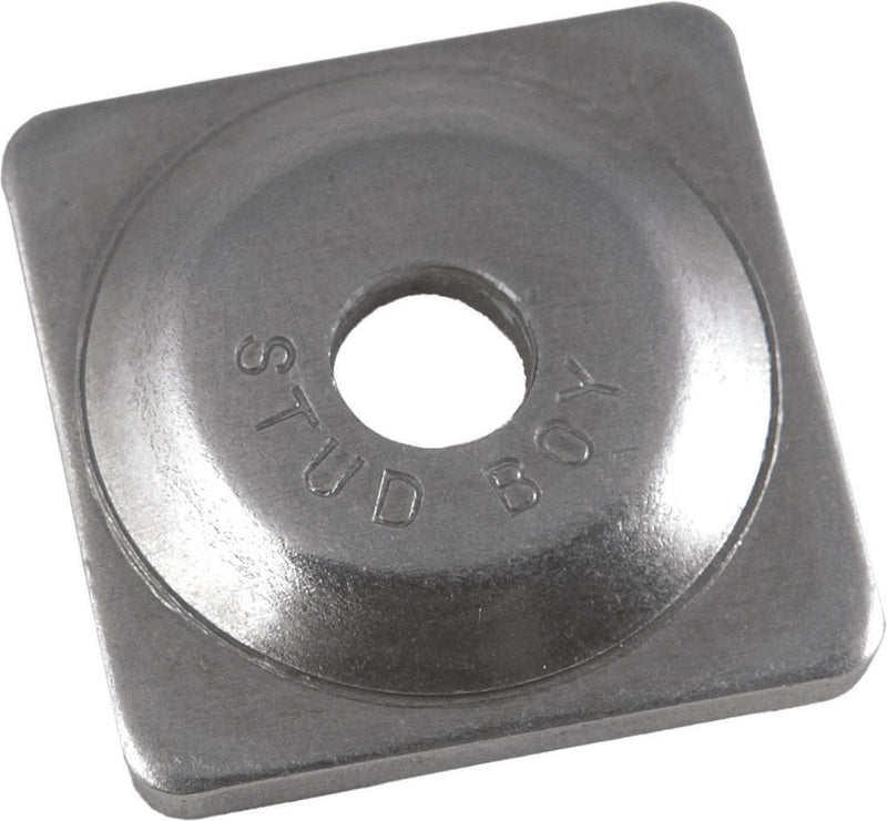 Stud Boy 18-33935 2061-P1 SQUARE BACKER PLATES ALUMINUM 24/PK