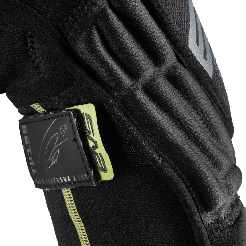 Evs 663-1438Y TP199K-BKHV-Y TP199 KNEE/SHIN GUARD BLACK/HI-VIS YTH