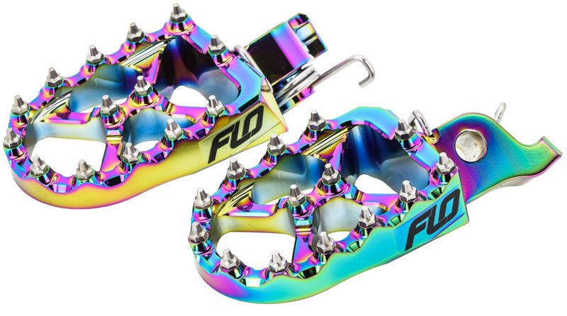 Flo Motorsports PRO Series Foot Pegs JET Fuel - FPEG-796JET Suzuki RMZ 250 / RMZ 450 2010-2026