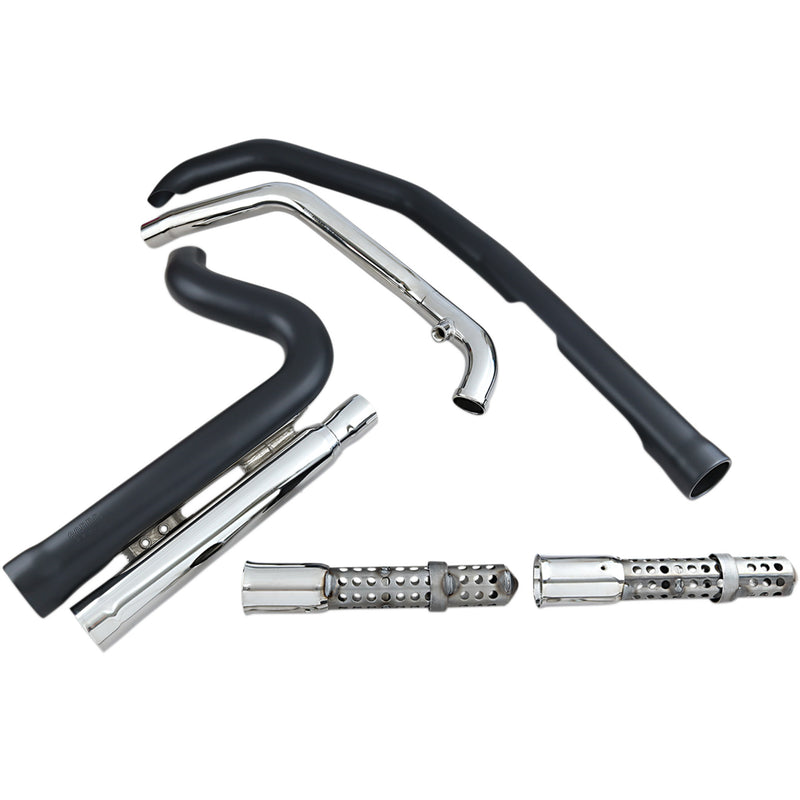 Cobra Speedster Short 2-Into-2 Exhaust System - 6704B For Harley Sportster 2007-2013