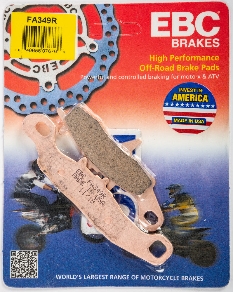 EBC Brake Pads - FA349R Arctic Cat 250 / 300 2006-2010