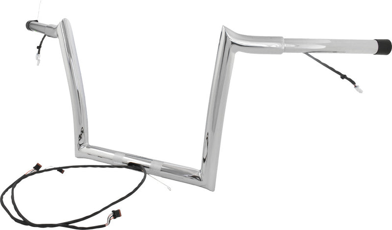 Paul Yaffe Bagger Nation 12" OEM Monkey Bar Pre Wired Chrome ` Fltr - OEMPW-15L-12 C For Harley Road Glide 2015-2019