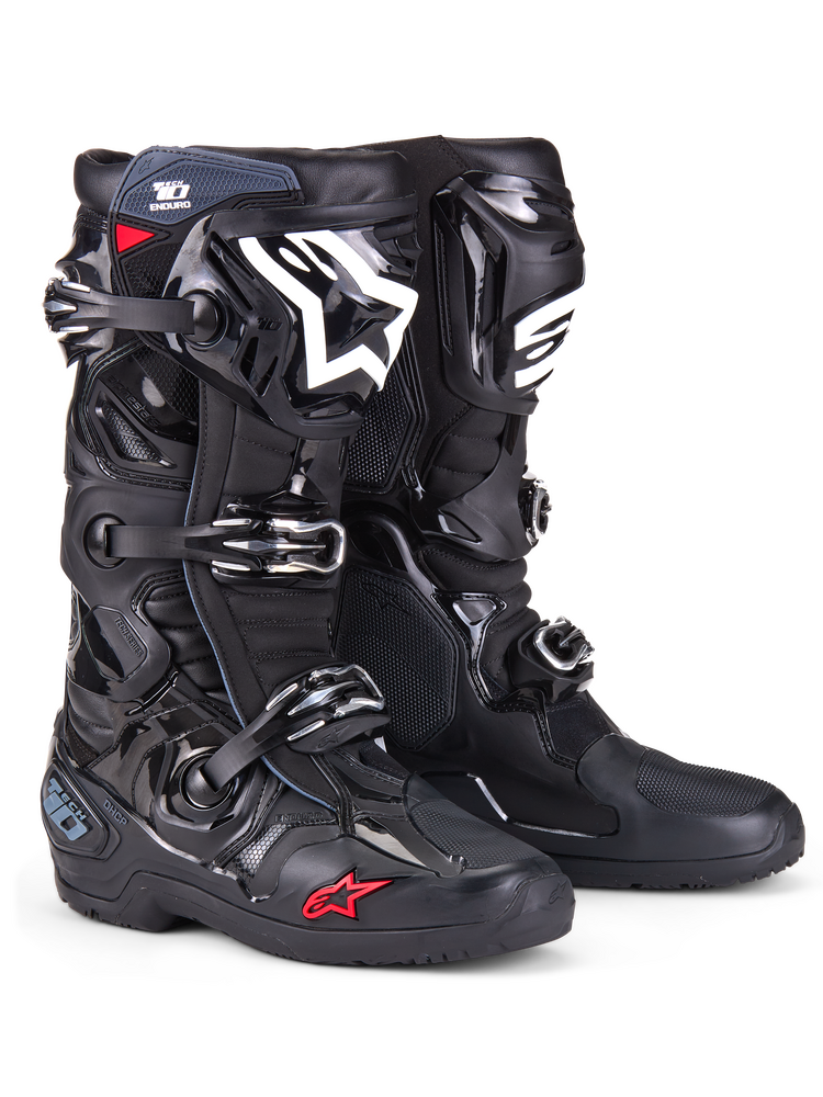 Alpinestars 482-0003713 2010025-10-13 TECH 10 ENDURO BOOTS BLACK 13