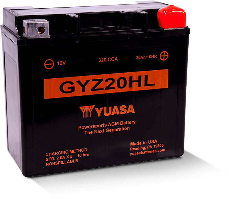 Yuasa Battery YUAM720GH Yuasa GYZ20HL High Performance Maintenance Free AGM 12-Volt Battery - User 1