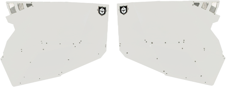 Pro Armor Stealth Door Skins White POL - P141228RWH-133 Polaris RZR 2014-2021